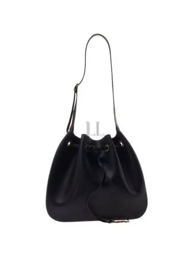 Paris 7 Medium Soft Leather Shoulder Bag Black - SAINT LAURENT - BALAAN 2