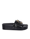 slide woven in black leather - TORY BURCH - BALAAN 1