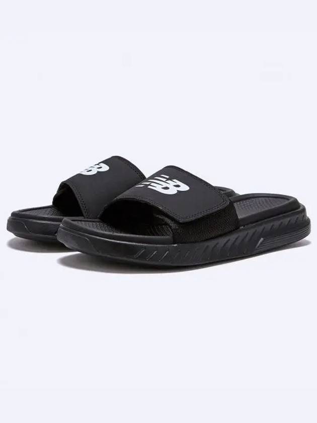 1501 Cushioning Slippers Black - NEW BALANCE - BALAAN 2