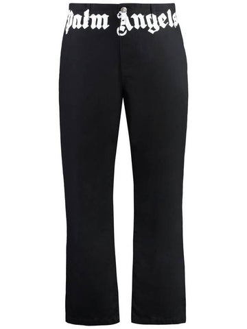 Palm Angels Cotton Trousers - PALM ANGELS - BALAAN 1