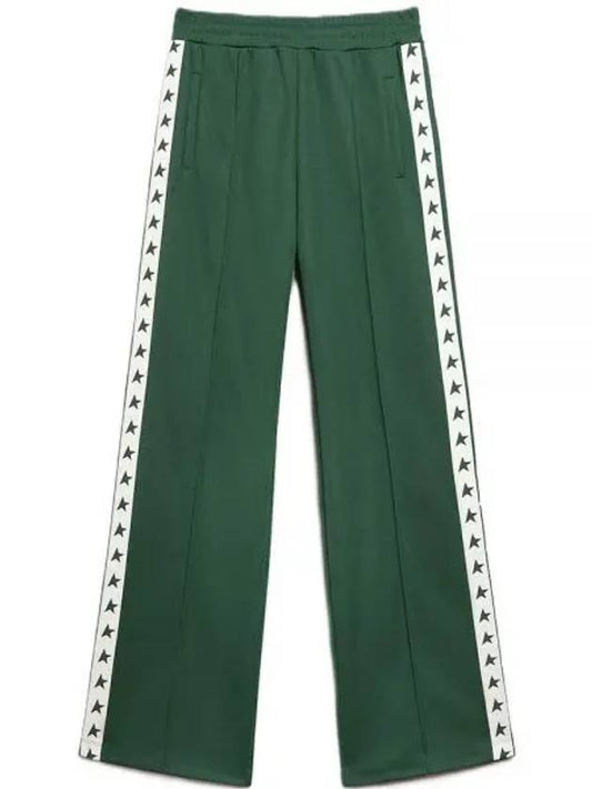 Side Star Logo Track Pants Green - GOLDEN GOOSE - BALAAN 2