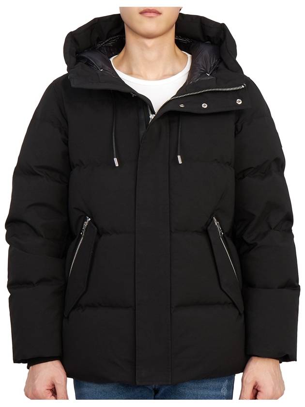 GRAYDON BLACK Men s Hooded Padded Jacket Classic Fit - MACKAGE - BALAAN 6