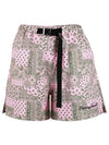 Golf Women s Paisley Belt Shorts Pink - HENRY STUART - BALAAN 2