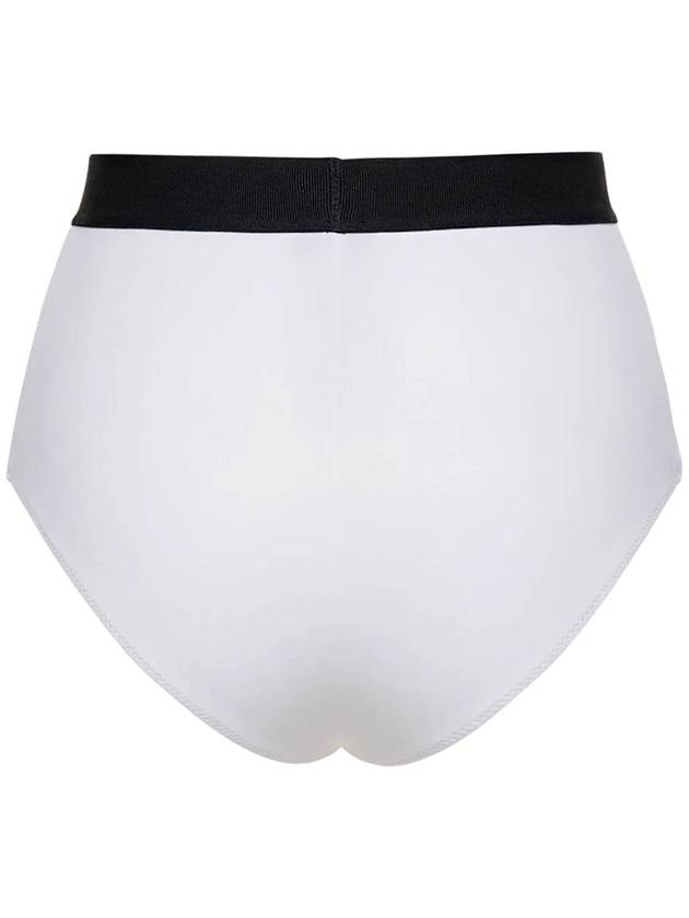 High Waist Logo Band Panties White - TOM FORD - BALAAN 3