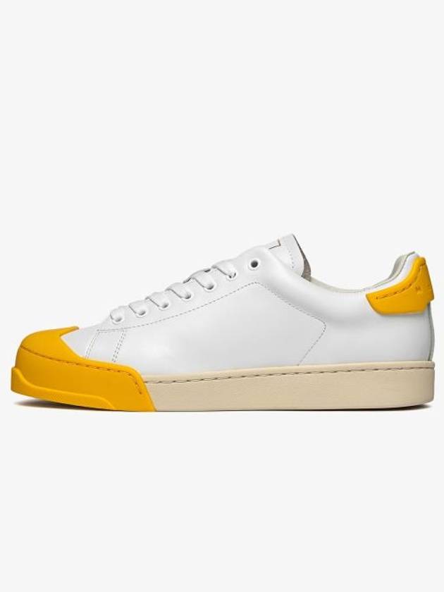 Dada Bumper Low Top Sneakers White Yellow - MARNI - BALAAN 2