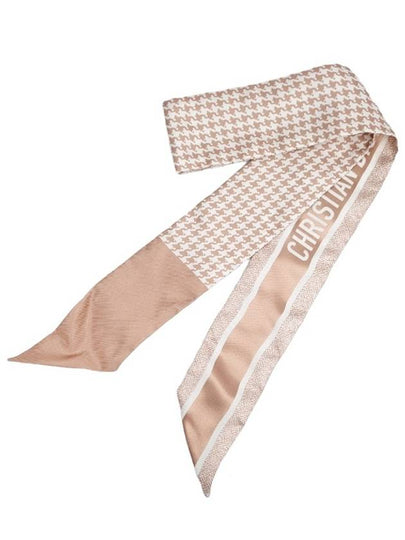 30 Montaigne Micha Silk Twill Scarf Rose - DIOR - BALAAN 2