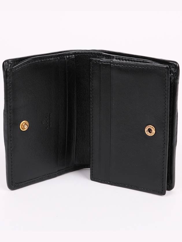 GG Marmont Quilted Black Half Wallet 536453 - GUCCI - BALAAN 8