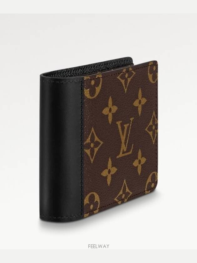 Multiple Half Wallet Brown Black - LOUIS VUITTON - BALAAN 3