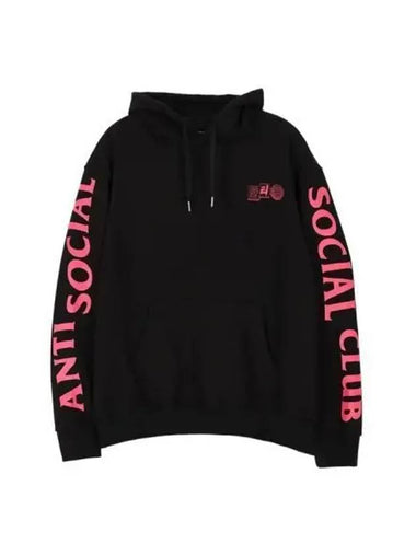 Anti Social Club K Sign Hoodie Black - ANTI SOCIAL SOCIAL CLUB - BALAAN 1