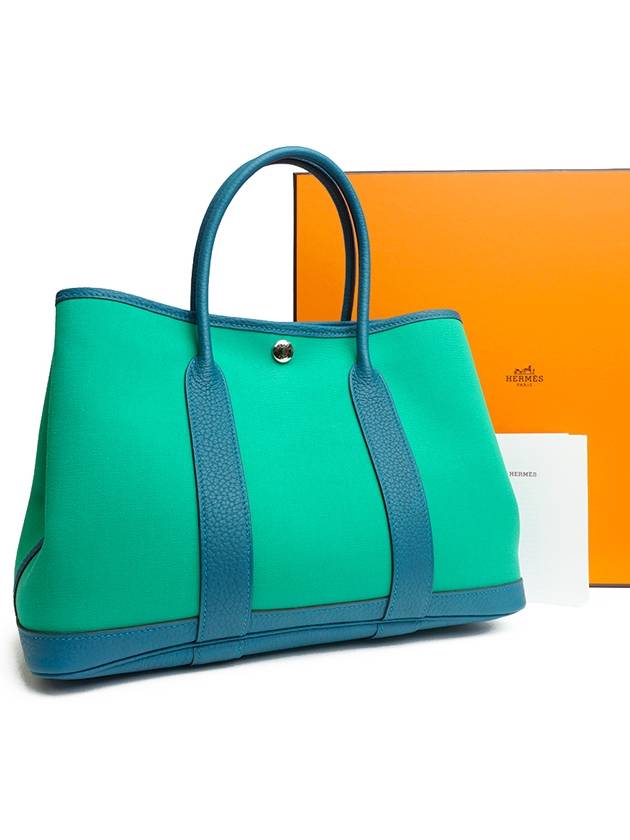 Garden Party 30 Tote Bag Green - HERMES - BALAAN 2