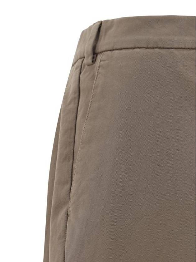 Straight Pants M252DI1770 C6317 BROWN - BRUNELLO CUCINELLI - BALAAN 4