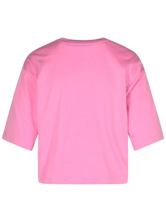 Moschino Pink Cotton T-Shirt - MOSCHINO - BALAAN 3