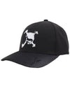 Skull Brim Logo Cap 24 0 FOS901705 BLACKOUT - OAKLEY - BALAAN 1