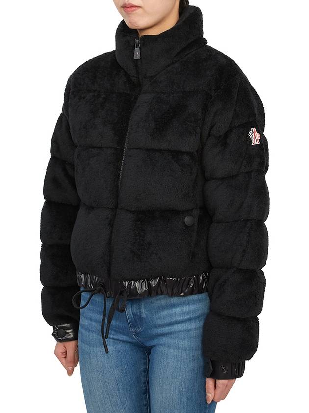 Ayse short down jacket black - MONCLER - BALAAN 4