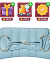 Horsebit Chain Small Light Blue 764339 - GUCCI - BALAAN 2