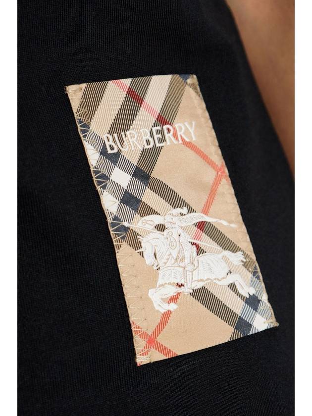 Burberry Check Patch T-Shirt 8104883 - BURBERRY - BALAAN 6