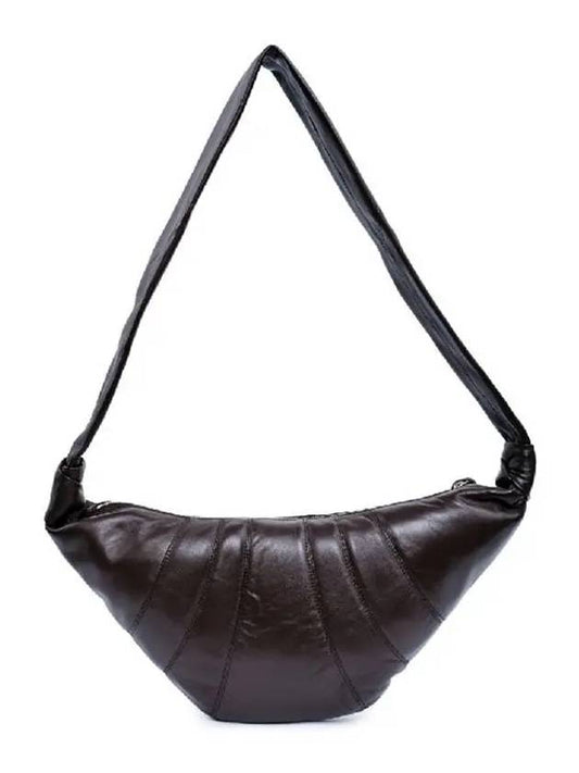 Croissant Medium Soft Nappa Leather Cross Bag Pecan Brown - LEMAIRE - BALAAN 2