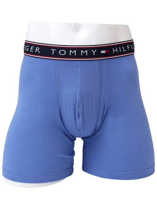 Stretch Cotton Boxer Briefs 3 Pack Blue - TOMMY HILFIGER - BALAAN 2