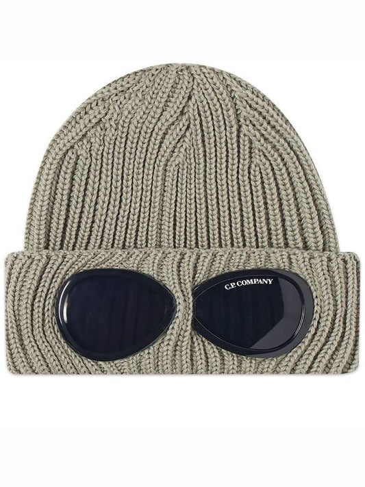 Signature Goggles Extra Fine Wool Beanie Sage - CP COMPANY - BALAAN 2