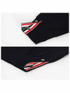 Men's Milan Stitch Armband Crew Neck Knit Top Navy - THOM BROWNE - BALAAN 7