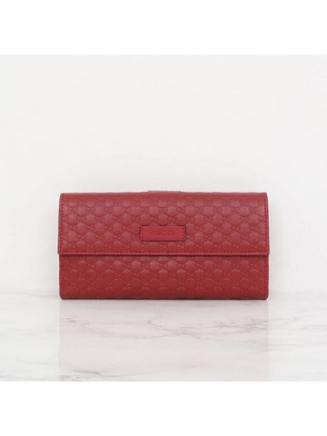 GG signature flap two tier long wallet 449393 - GUCCI - BALAAN 1