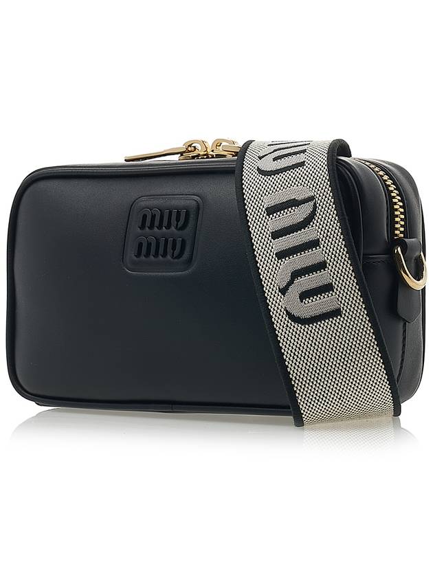 embossed logo camera bag 5BH225 2F8K F0002 OOO - MIU MIU - BALAAN 3