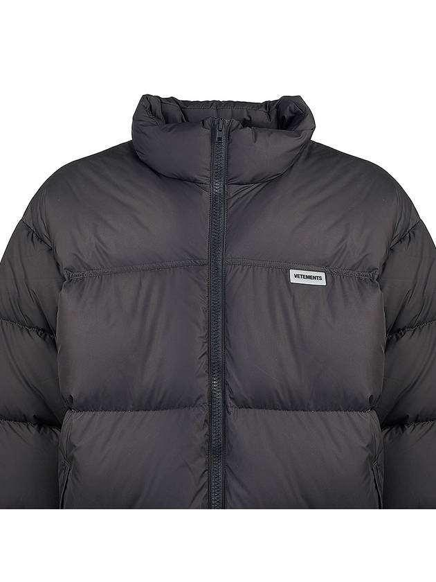 Logo Patch Puffer Down Padding Black - VETEMENTS - BALAAN 5