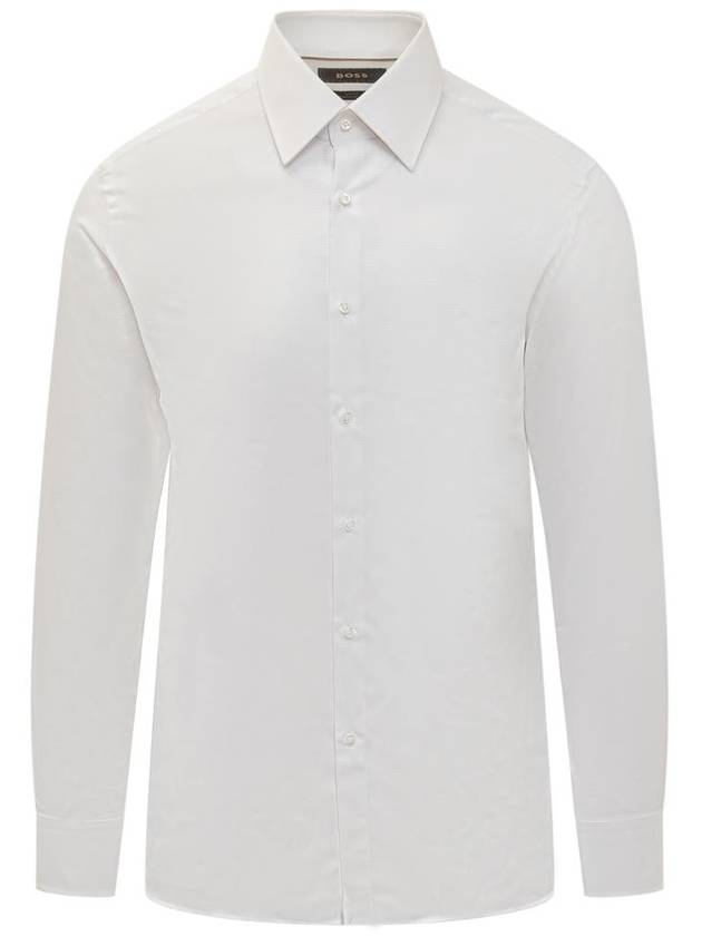 24SS Boss Long Sleeve Shirt 50508371 100 WHITE - HUGO BOSS - BALAAN 2