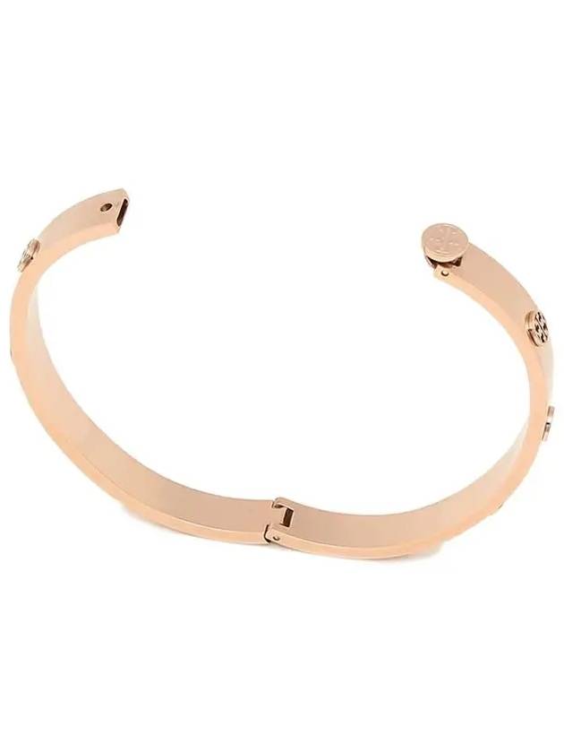 Miller Hinged Stud Bangle Bracelet Rose - TORY BURCH - BALAAN 4