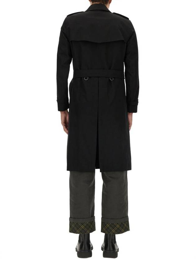 Heritage Kensington Trench Coat Black - BURBERRY - BALAAN 4