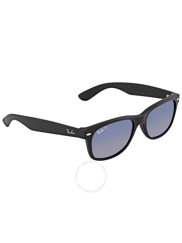 Ray Ban New Wayfarer Classic Polarized Blue/Grey Gradient Unisex Sunglasses RB2132 601S78 55 - RAY-BAN - BALAAN 2