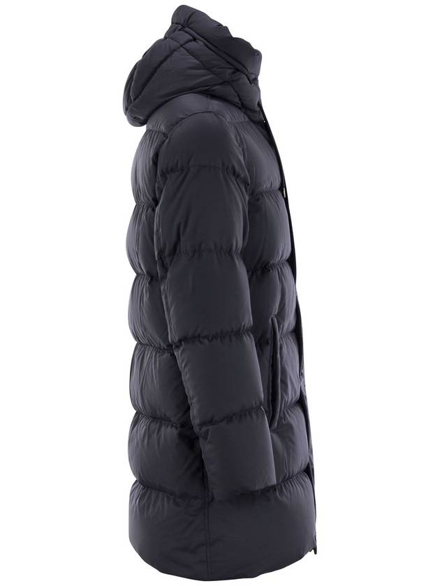 Long down jacket with hood - HERNO - BALAAN 3