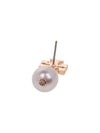 Kira Pave Pearl Drop Earrings Rose - TORY BURCH - BALAAN 6