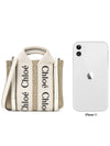 Nano Woody Tote Bag White - CHLOE - BALAAN 9