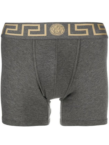 Medusa Logo Print Band Briefs Grey - VERSACE - BALAAN 1