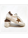 Superstar Brown Tab Low Top Sneakers White - GOLDEN GOOSE - BALAAN 3