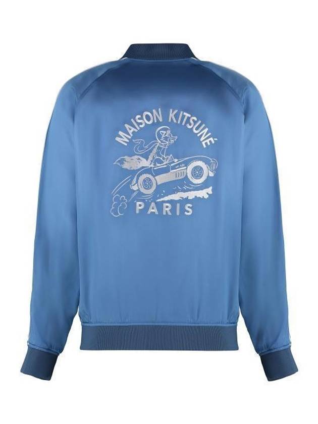 Teddy Bomber Jacket Blue - MAISON KITSUNE - BALAAN 3