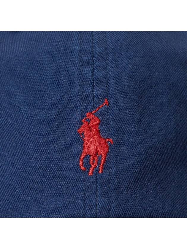 Embroidered Pony Ball Cap Navy - POLO RALPH LAUREN - BALAAN 4