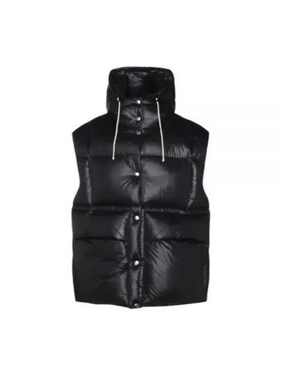 Quilted Down Vest Black - JIL SANDER - BALAAN 2