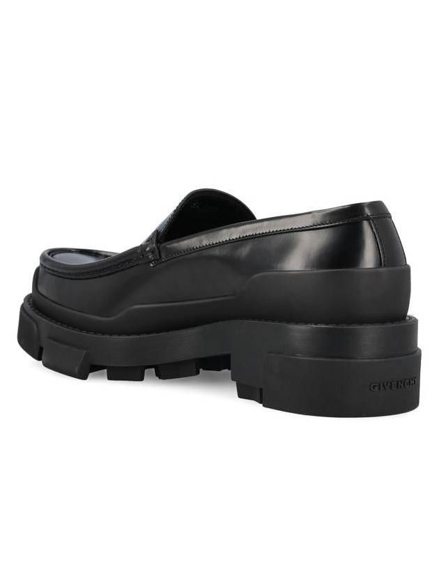 4G Terra Leather Loafers Black - GIVENCHY - BALAAN 4