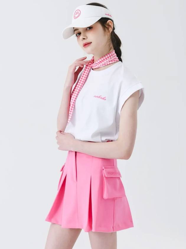 Vivid Cargo Skirt PINK - MONBIRDIE GOLF - BALAAN 10