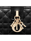 My Dior Pocket Half Wallet Black Cannage Sheepskin S6022ONMJ M900 - DIOR - BALAAN 6