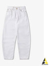 Stary Straight Jeans White - GANNI - BALAAN 2