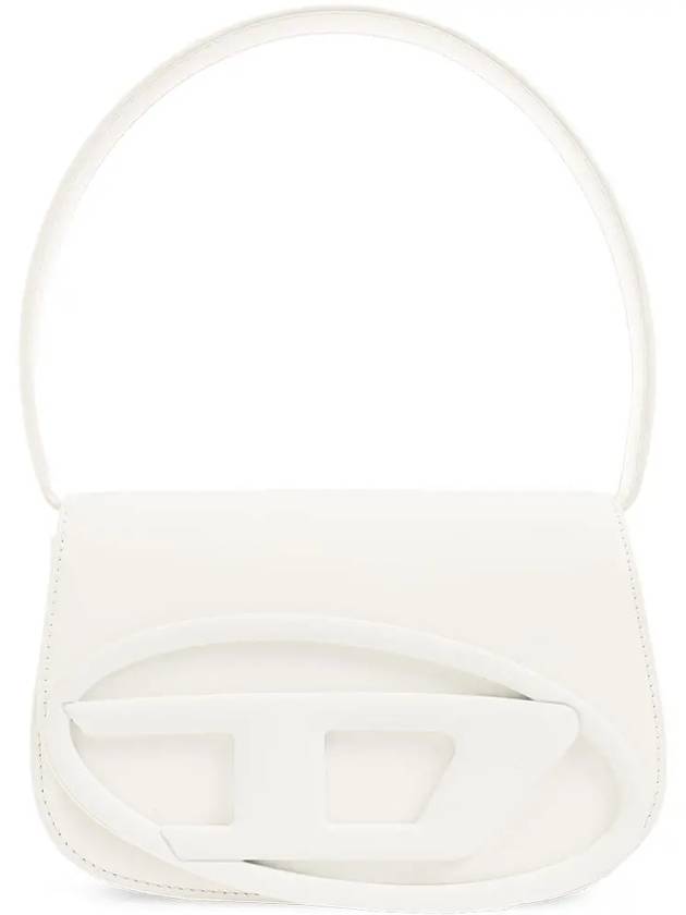 1DR Iconic Matte Leather Shoulder Bag White - DIESEL - BALAAN 3