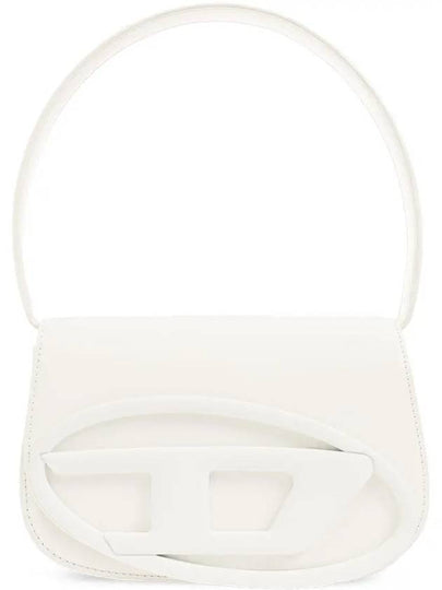 1DR Iconic Matte Leather Shoulder Bag White - DIESEL - BALAAN 2