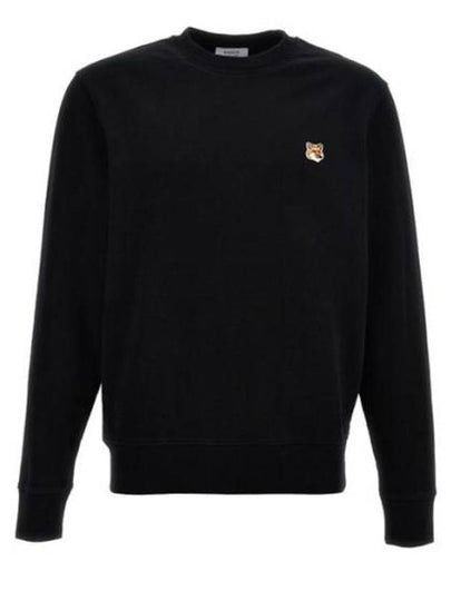 Fox Head Patch Regular Sweatshirt Black - MAISON KITSUNE - BALAAN 2