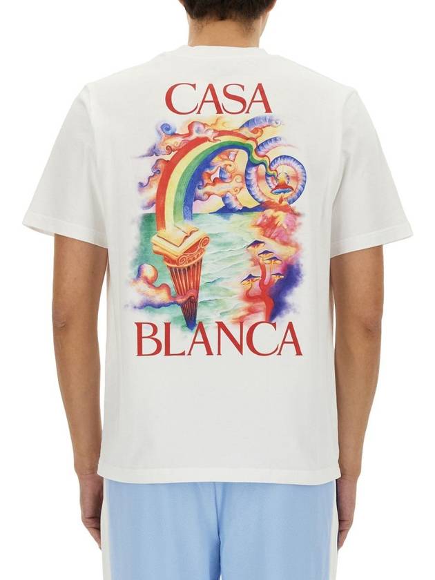 Casablanca "Nature Teacher" T-Shirt - CASABLANCA - BALAAN 3