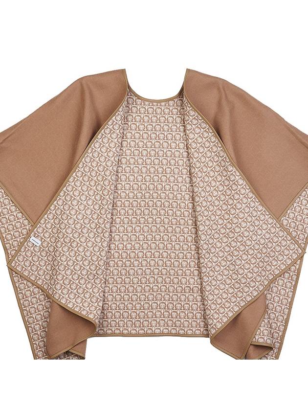 Reversible Gancini Cape 32 7984 TAN 0742465 - SALVATORE FERRAGAMO - BALAAN 9