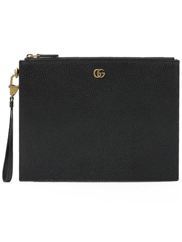 GG Marmont Clutch Bag Black - GUCCI - BALAAN 1
