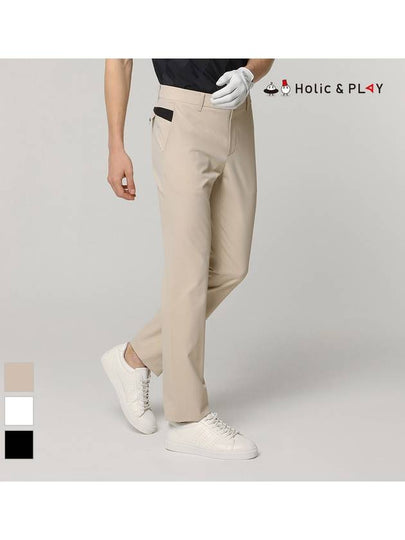 yoke punching color combination basic pantsHD2MPT001 - HOLIC&PLAY - BALAAN 2